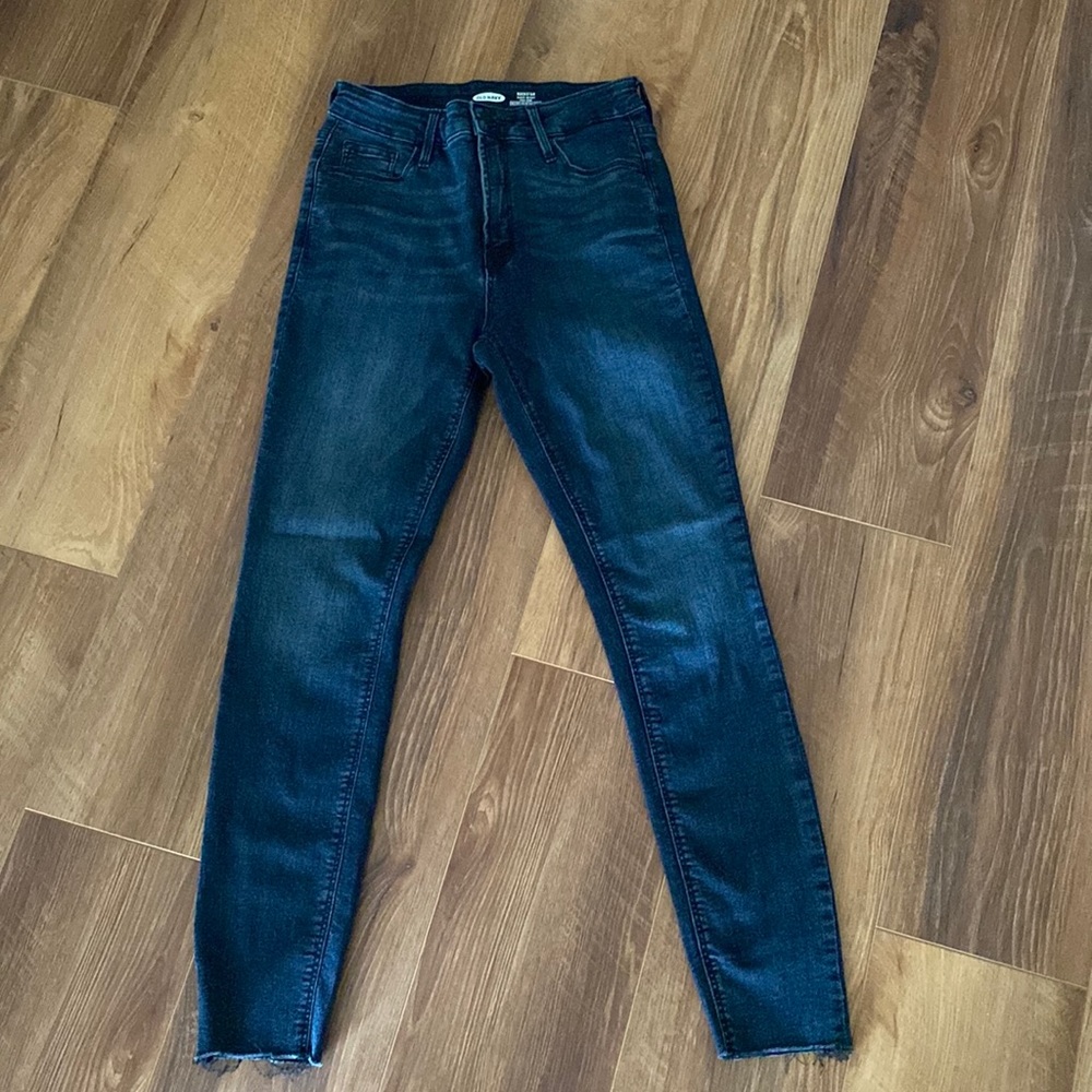 OLD NAVY Jeans  high rise Rockstar super skinny ankle length size 4 EUC